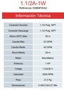 Motobomba Centrifuga 1Hp 110-220V 1F 1.5X1.5" Ihm Caracol Super 1 1/2A-1W Rss