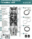 Bomba Lapicero 5Hp Sin Motor 3" Altamira Kor6 R50-4