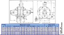 6524 / Bomba Turbiplus J6T  Hidromac  3x2.5"  Sello Mecanico EPDM 120Grados