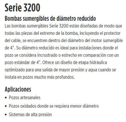 5FR05S4-PE / Motobomba Franklin Lapicero Sola 4" 5GPM 0,5HP 13Et.