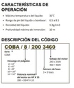 COBA4/200/3230 / Motobomba Altamira Sumergible 20Hp / 230V 3F / 4"