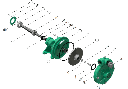 Motobomba Centrifuga Eje Libre 2X2" Barnes Hu 2