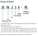 35FA3S4-3P460 / Motobomba Franklin Lapicero 4"  35GPM  3HP  14Et. con motor 460V 3F