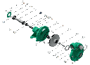 Motobomba Centrifuga Eje Libre 3X3" Barnes Ku 3
