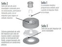 10FA05P4-PE / Motobomba Franklin Lapicero Sola 4" 10GPM 0,5HP 6Et.