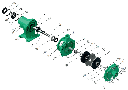 Motobomba Centrifuga Eje Libre 2X2" Barnes Hu 2-2