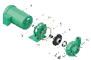 Motobomba Centrifuga 3Hp 110-220V 1F 1.5X1.25" Barnes Ge 1.25A 30