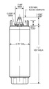 2343059204GS / Motor Franklin Lapicero 4" 2HP 200V  3F