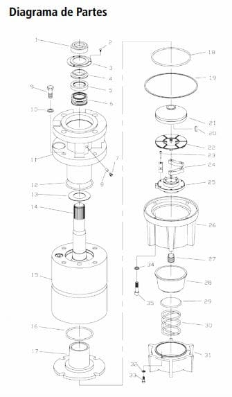 2396238641 / Motor Franklin Lapicero 8" 75HP 460V  3F Y-DELTA