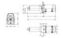 15BT1S4-PE / Motobomba Franklin Multietapa Sola 15GPM 1HP 8Et. / 1x1"