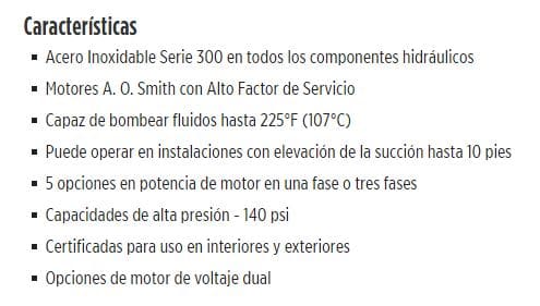 45FMH15S2-T / Motobomba Franklin Multietapa 45GPM 1,5HP 2Et. 208-230/460V 3F / 1,50x1,25"