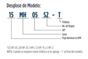 45FMH15S2-T / Motobomba Franklin Multietapa 45GPM 1,5HP 2Et. 208-230/460V 3F / 1,50x1,25"
