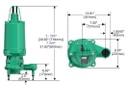 Motobomba Sumergible 7.5Hp 440V 3F 2" Barnes Ng 2 75-2-440