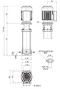 Motobomba Multietapas 3Hp 6Et. 1.25X1.25” con Variador Franklin 5Cvi6T-60C3T3-DTE-003-21