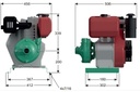 Motobomba Centrifuga 10Hp Diesel 1.5X1.25" Barnes Gd 1.25B 100 Hf