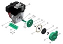 Motobomba Centrifuga 11Hp Diesel 1.5X1.25" Barnes Gd 1.25B 110 Ld