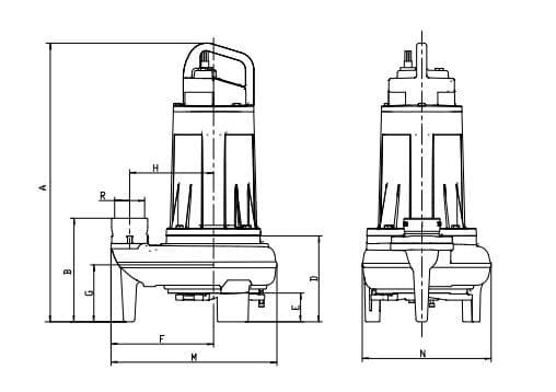 1.5FWS2303-0202 / Motobomba Franklin Sumergible 1,5HP / 230V 3F / 2"