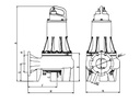 3FWS2303-0403 / Motobomba Franklin Sumergible 3HP / 230V 3F / 4"