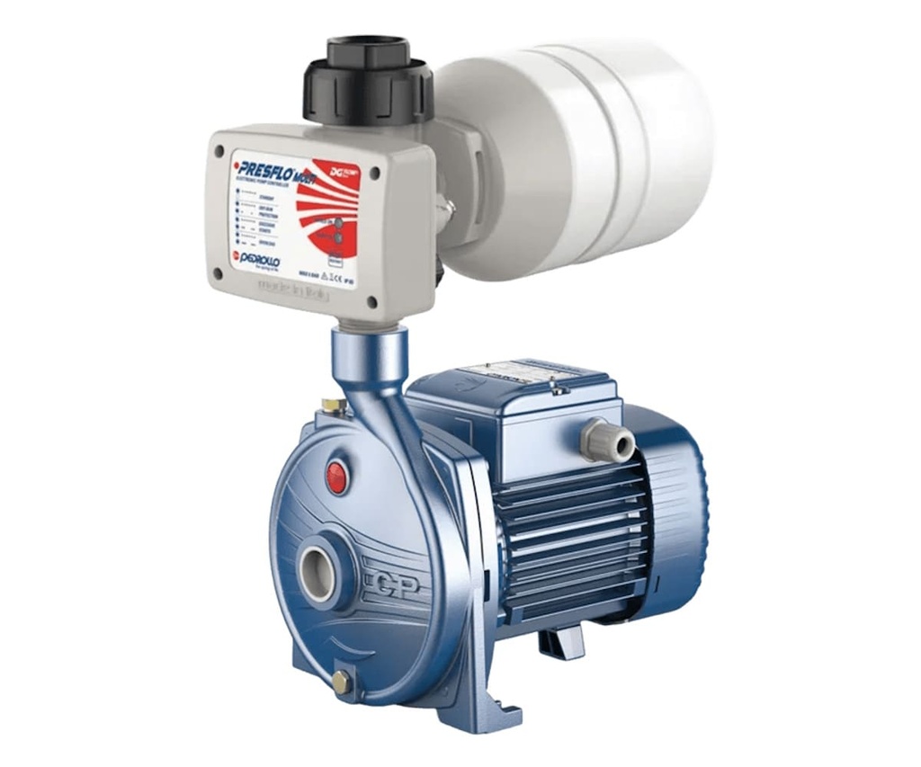 Equipo de Presión 1 Bomba Cpm620 1Hp 220V 1F con Regulador Electrónico de Presión Presflo Multi Pedrollo Multipump