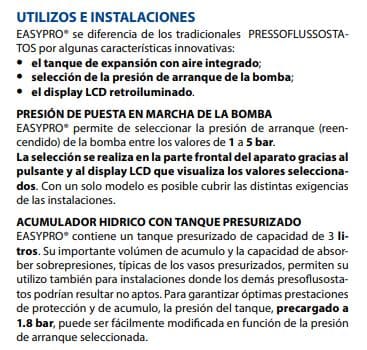 Equipo De Presión 1 Bomba Cpm650 1.5Hp 220V 1F Con Regulador Electrónico De Presión Presflo-multi Pedrollo