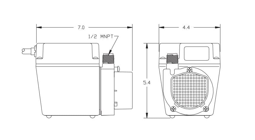 3E-12NRY / Bomba Little Giant Sumergible 1/15HP / 1F 230V