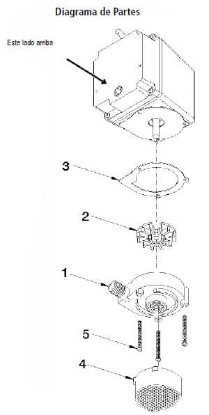 Motobomba Sumergible 1/15Hp 115V 1F Little Giant 3E-12N