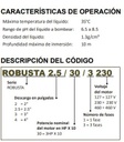 Motobomba Sumergible 7.5Hp 220V 3F  2" Aqua Pak Robusta2/75/3230