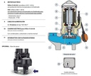 Motobomba Sumergible 2Hp 220V 3F 2.5" Pedrollo Vxc20/50