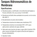 307053101 / Tanque Hidroneumatico Franklin Membrana Esfera 24L