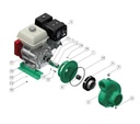Motobomba Centrifuga 15Hp Gasolina 4X3" Barnes Qg 3 150 Hf