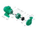 Motobomba Centrifuga 50Hp 220-440V 3F 2.5X2" Barnes Qe 2 500