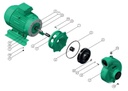 Motobomba Centrifuga 15Hp 220-440V 3F 3X3" Barnes Qfe 3 150