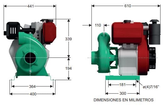 Motobomba Centrifuga 13Hp Diesel 3X3" Barnes Qd 3 130 Hf 3X3