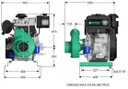 Motobomba Centrifuga 22Hp Diesel 4X3" Barnes Qd 3 220 Hf-E