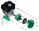 Motobomba Centrifuga 7.5Hp Diesel 3X3" Barnes Hd 3 75 Ld