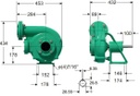 Motobomba Centrifuga Eje Libre 3X3" Barnes Ou 3