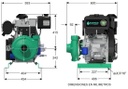 Motobomba Centrifuga 22Hp Diesel 2.5X2" Barnes Gd 2C 220-Hf-E