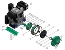 Motobomba Centrifuga 22Hp Diesel 2X1.5" Barnes Gd 1.5C 220-Hf-E