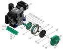 Motobomba Centrifuga 22Hp Diesel 2X1.5" Barnes Gd 1.5D 220-Hf-E