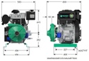Motobomba Centrifuga 22Hp Diesel 2X1.5" Barnes Gd 1.5D 220-Hf-E