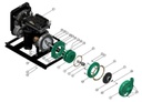 Motobomba Centrifuga 33Hp Diesel 2X1.5" Barnes Gd 1.5D 330-Ld