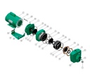 Motobomba Jet 2Hp 110 220V 1F 1.25X1" Barnes Je 1 20-3-1