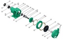 Motobomba Centrifuga Eje Libre 2X1.5" Barnes Gu 1.5C 2