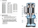 Motobomba Multietapas V 1.5Hp 220-440V 3F 1.25X1" Pedrollo Mk5/5-N