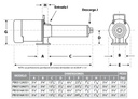 Motobomba Multietapas H 1Hp 220-440V 3F Barmesa Pb1014A103 70080007