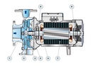Motobomba Centrifuga 7.5Hp 220-440V 3F 3X2.5" Pedrollo F65/125B I