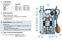 Motobomba Sumergible 0.5Hp 110V 1F 1.25" Pedrollo Top2