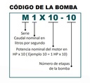 Bomba Lapicero 1.5Hp Sin Motor 4X1.25&quot; Aqua Pak M1.5X15-11