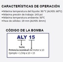 Motobomba Centrifuga 2Hp 220V 3F 2X2" Aqua Pak Aly20-3230