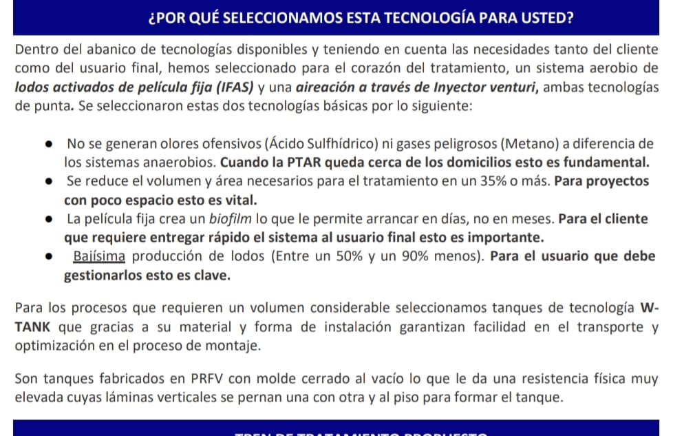 Plantas de Tratamiento de aguas residuales PTAR hasta de 15 LPS